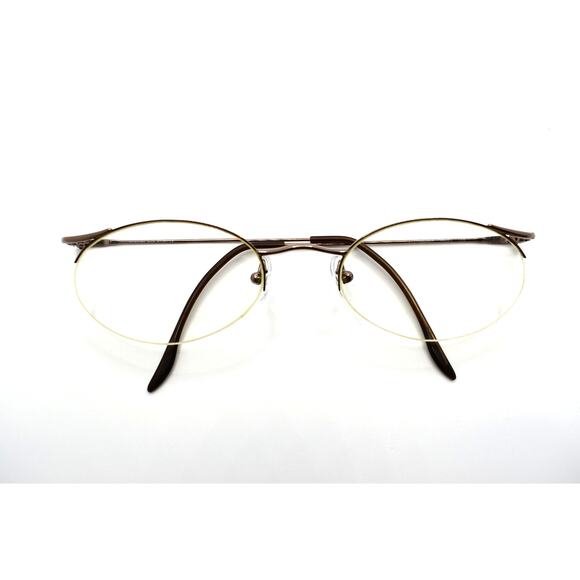 Yves Saint Laurent 4123 Y386 53-20-135 Half Rim Eyeglass FRAMES ONLY - VERY GOOD - Picture 3 of 10